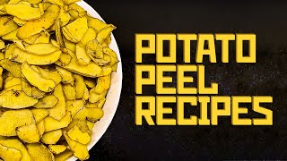 POTATO PEEL RECIPES 🥔🥔  budget cooking with Boris [upl. by Edyak86]