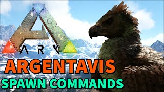 Ark ARGENTAVIS spawn commands [upl. by Lombardy]