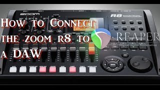 How to use the Zoom R8 as an Audio Interface 2019 [upl. by Shuma]