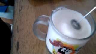 Aerolatte Review Frothing Cold Milk In Under 1 Minute [upl. by Aveline]